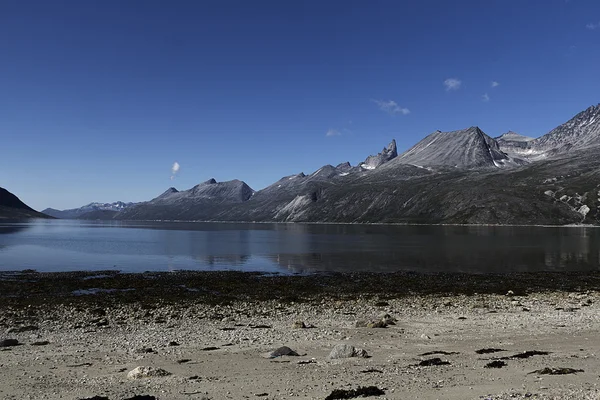 Побережье Гренландии — стоковое фото