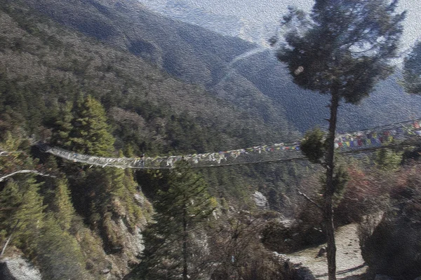 Blick auf Nepal — Stockfoto