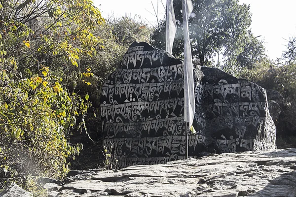 Camminando in nepal — Foto Stock