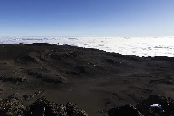 Tetején Kilimandzsáró — Stock Fotó