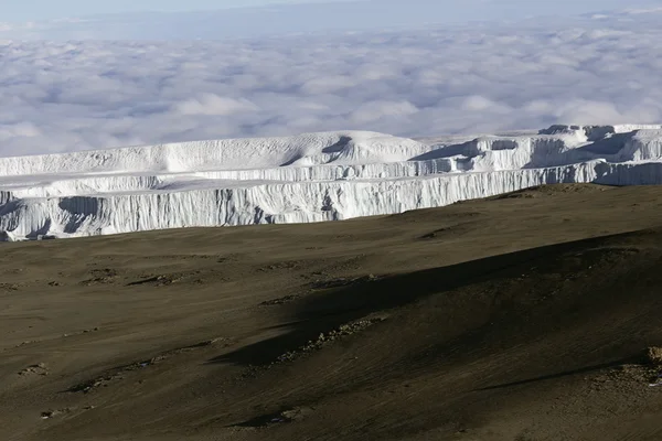 Toppen av kilimanjaro — Stockfoto