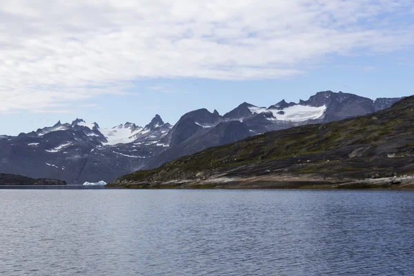 格陵兰岛海岸 免版税图库图片
