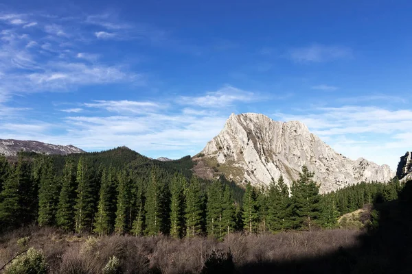 View Rocky Mountains Basque Country — Stock Photo, Image