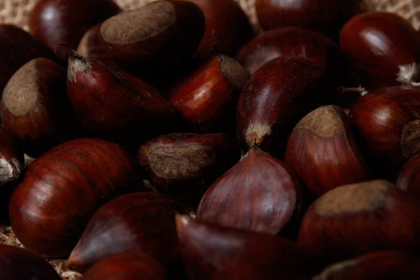 stock image chestnuts in a cook in spain