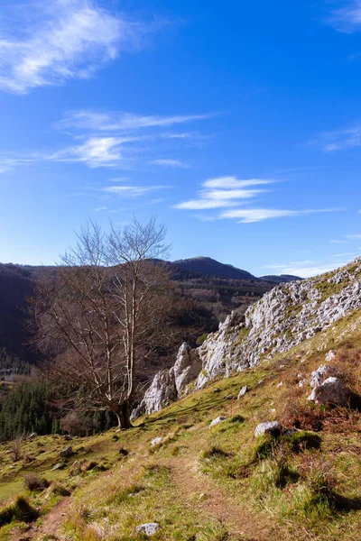 View Rocky Mountains Basque Country — Stock Photo, Image