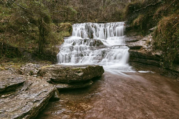 Cachoeira Rio Nervion País Basco — Fotografia de Stock