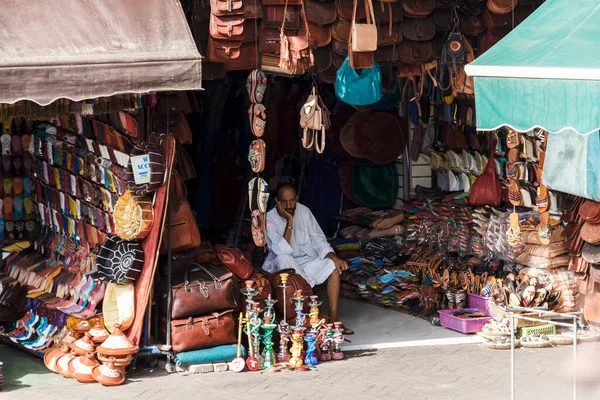 Městský Život Městě Marrakech Moroccu — Stock fotografie