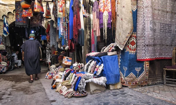 Městský Život Městě Marrakech Moroccu — Stock fotografie