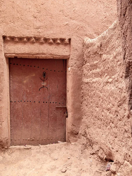 Antigua Calle Una Ciudad Morocco — Foto de Stock