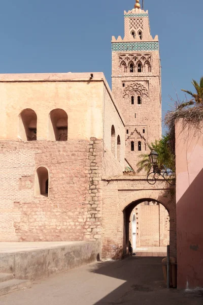 Alte Straße Einer Stadt Von Marokko — Stockfoto
