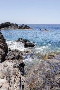 Girona İspanya kıyılarında manzara.