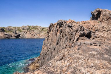 Girona İspanya kıyılarında manzara.