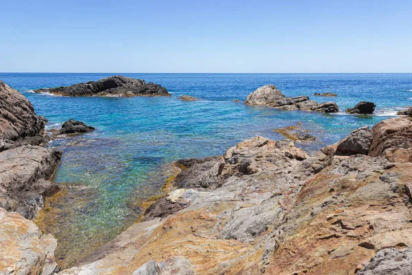 Paisaje Costa Girona España — Foto de Stock