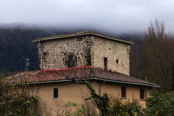 Antiga Torre Casa País Basco — Fotografia de Stock