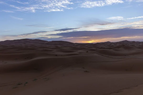 Duna Atardecer Morocco —  Fotos de Stock