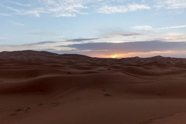 Dune Sunset Morocco — Stock Photo, Image