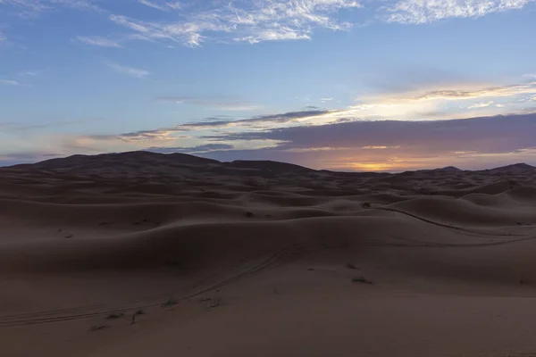 Duna Atardecer Morocco — Foto de Stock