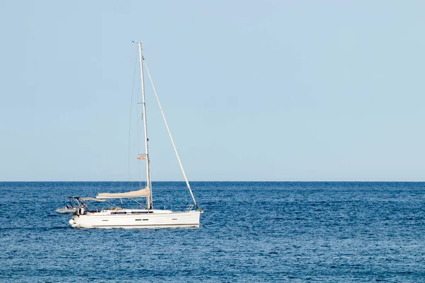 Bootstouristen Der Costa Brava Einem Sonnigen Sommertag — Stockfoto