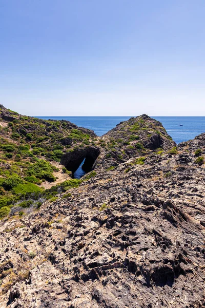 Costa Rocosa Norte España Día Claro Verano — Foto de Stock