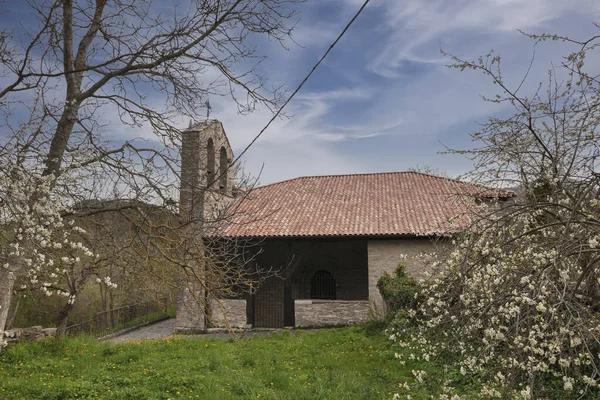 Spanya Daki Eski Taş Kilise — Stok fotoğraf