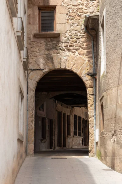 Medieval Village Mountains Province Girona — Stock Photo, Image