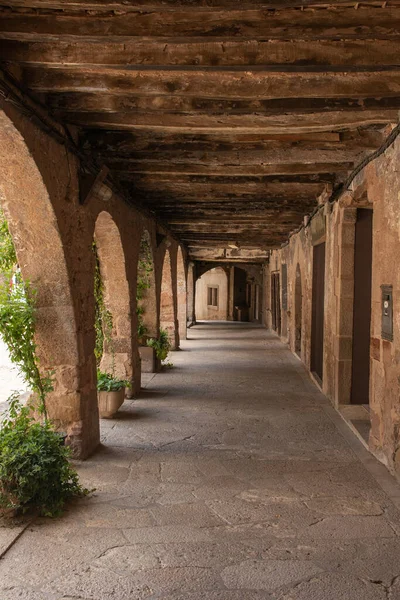 Medieval Village Mountains Province Girona — Stock Photo, Image