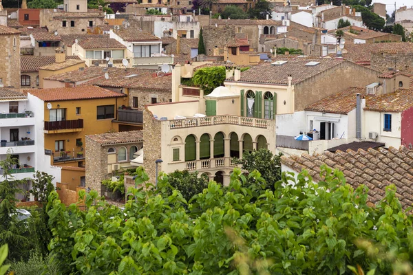 Imagen Panorámica Ciudad Catalana Begur Costa Brava — Foto de Stock