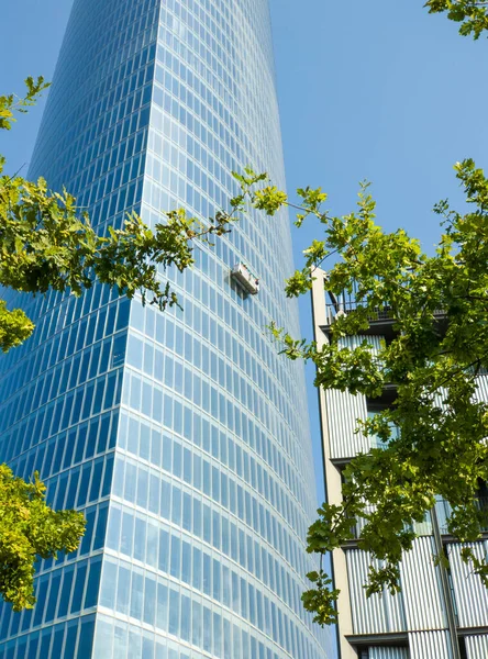 Torre Vetro Nel Centro Bilbao — Foto Stock