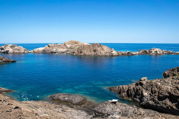 Costa Brava Cap Creus Sunny Summer Day — стоковое фото