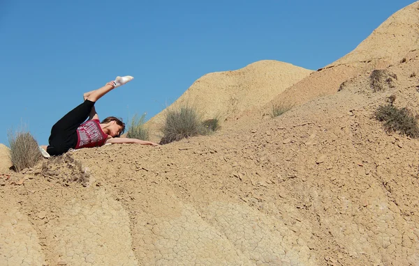 Toga in desert — Stock Photo, Image