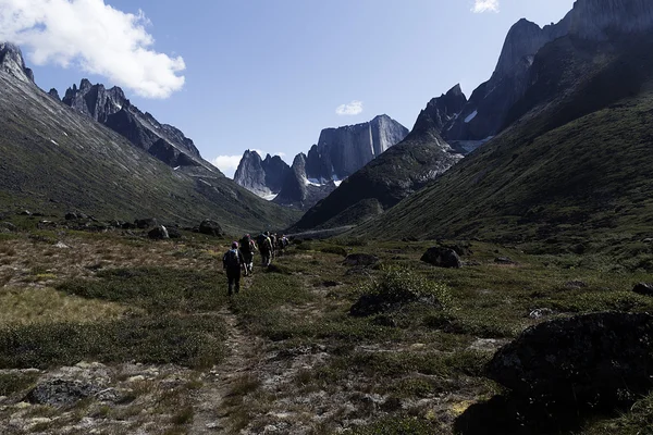 在格陵兰岛山 — 图库照片