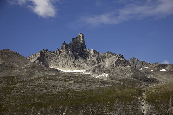 在格陵兰岛山 — 图库照片