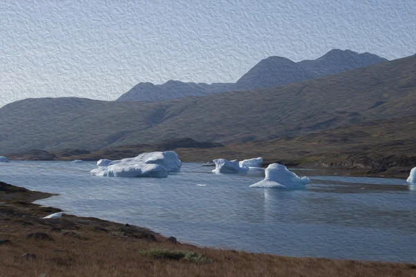 Iceberg en greenalnd — Foto de Stock