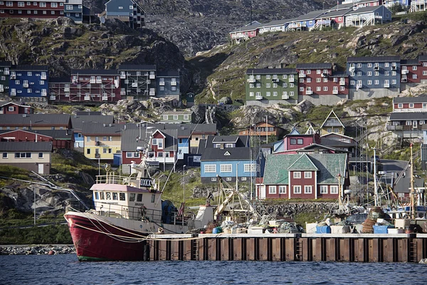 Stad i Grönland — Stockfoto