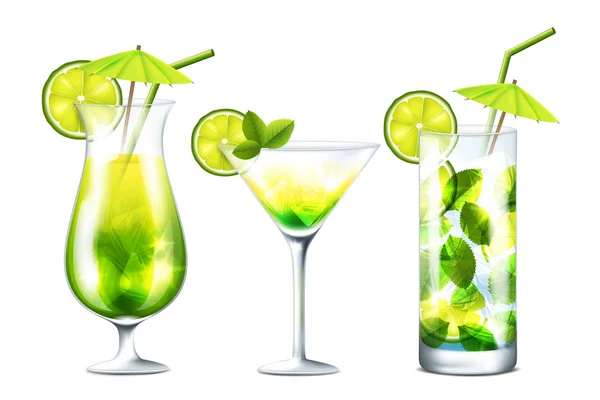 Isolation cocktails frais — Image vectorielle