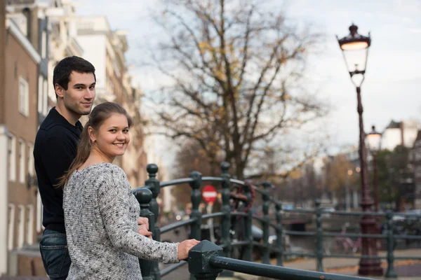 Amoureux à Amsterdam — Photo