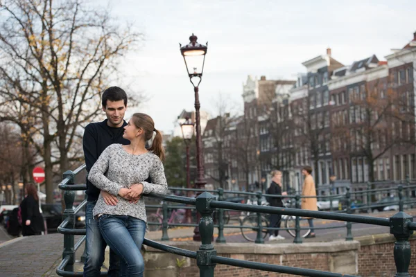 Liebhaber in amsterdam — Stockfoto