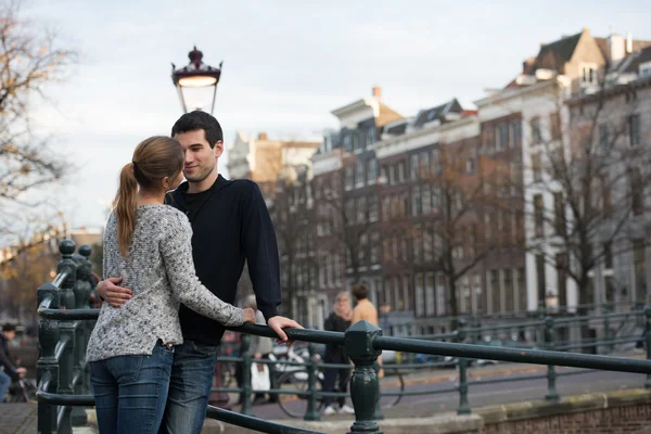 Liebhaber in amsterdam — Stockfoto