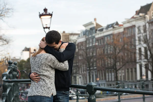 Milenci v Amsterdamu — Stock fotografie