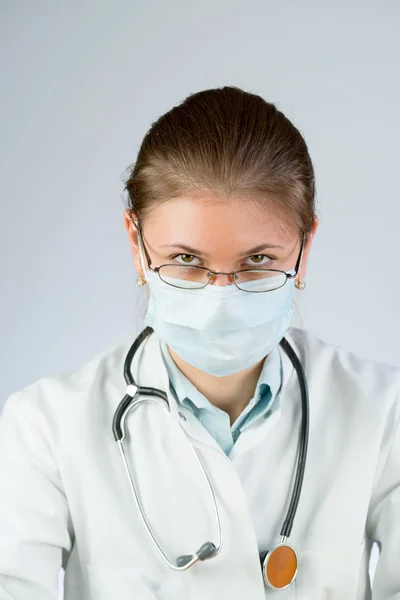 Dokter met masker. — Stockfoto