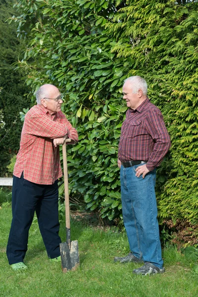 Two gardeners — Stock Photo, Image