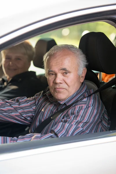 Älterer Fahrer — Stockfoto