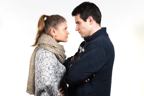 Couple in fight — Stock Photo, Image