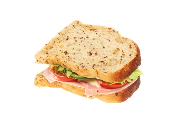 Un sándwich de jamón — Foto de Stock