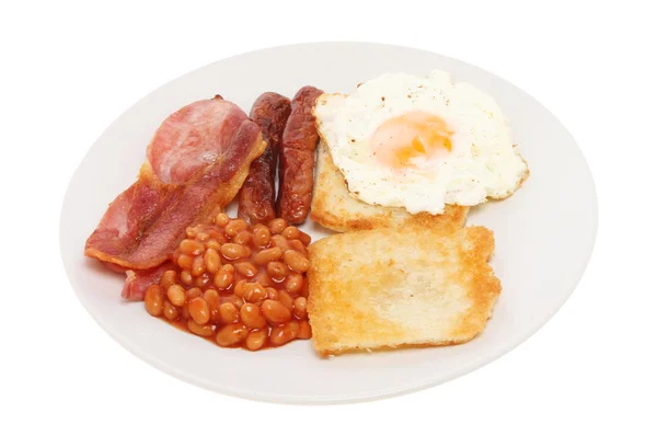 Cooked breakfast meal — Stock Photo, Image