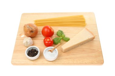 Spagetti tablo için malzemeler