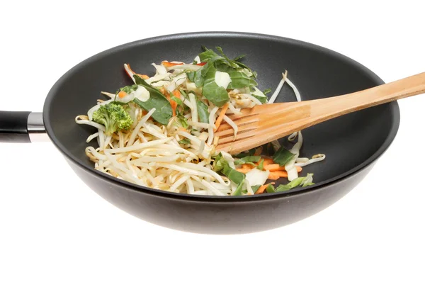 Verduras en wok — Foto de Stock