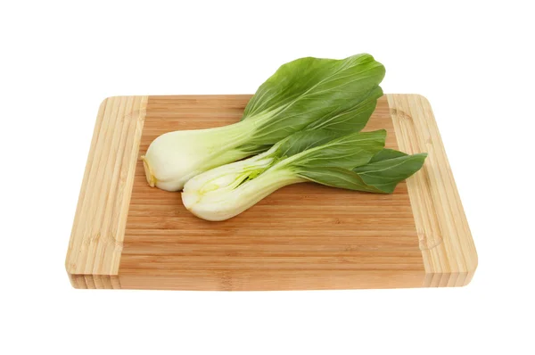 Pak choi a bordo — Fotografia de Stock