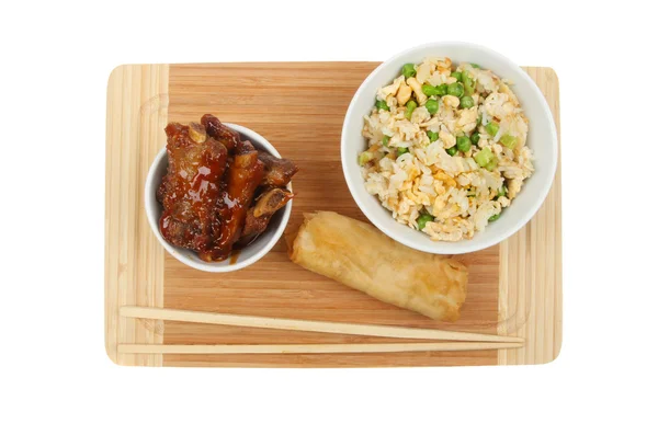 Κινέζικο γεύμα — Φωτογραφία Αρχείου