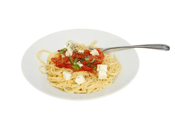 Prato de espaguete — Fotografia de Stock